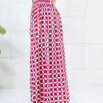Maggie Oaks Ellie Alabama Smocked Waist Skirt