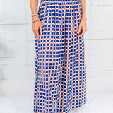 Maggie Oaks Ellie Auburn Smocked Waist Skirt