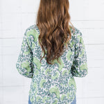 Maggie Oaks Melanie Green Vine Top