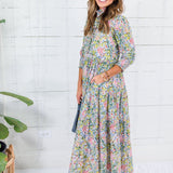 Maggie Oaks Shannon Abstract Maxi Dress