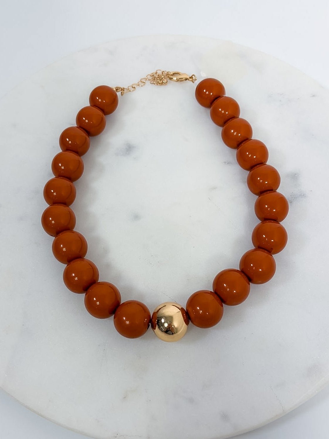 Marjorie Game Day Gumball Beaded Necklace