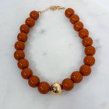 Marjorie Game Day Gumball Beaded Necklace