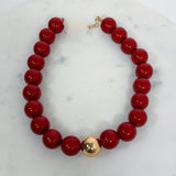 Marjorie Game Day Gumball Beaded Necklace