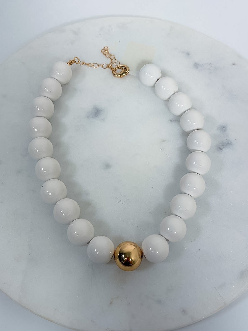 Marjorie Game Day Gumball Beaded Necklace