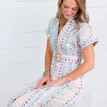 Mary Lou French Cottage Floral Maxi Dress Karlie