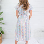 Mary Lou French Cottage Floral Maxi Dress Karlie