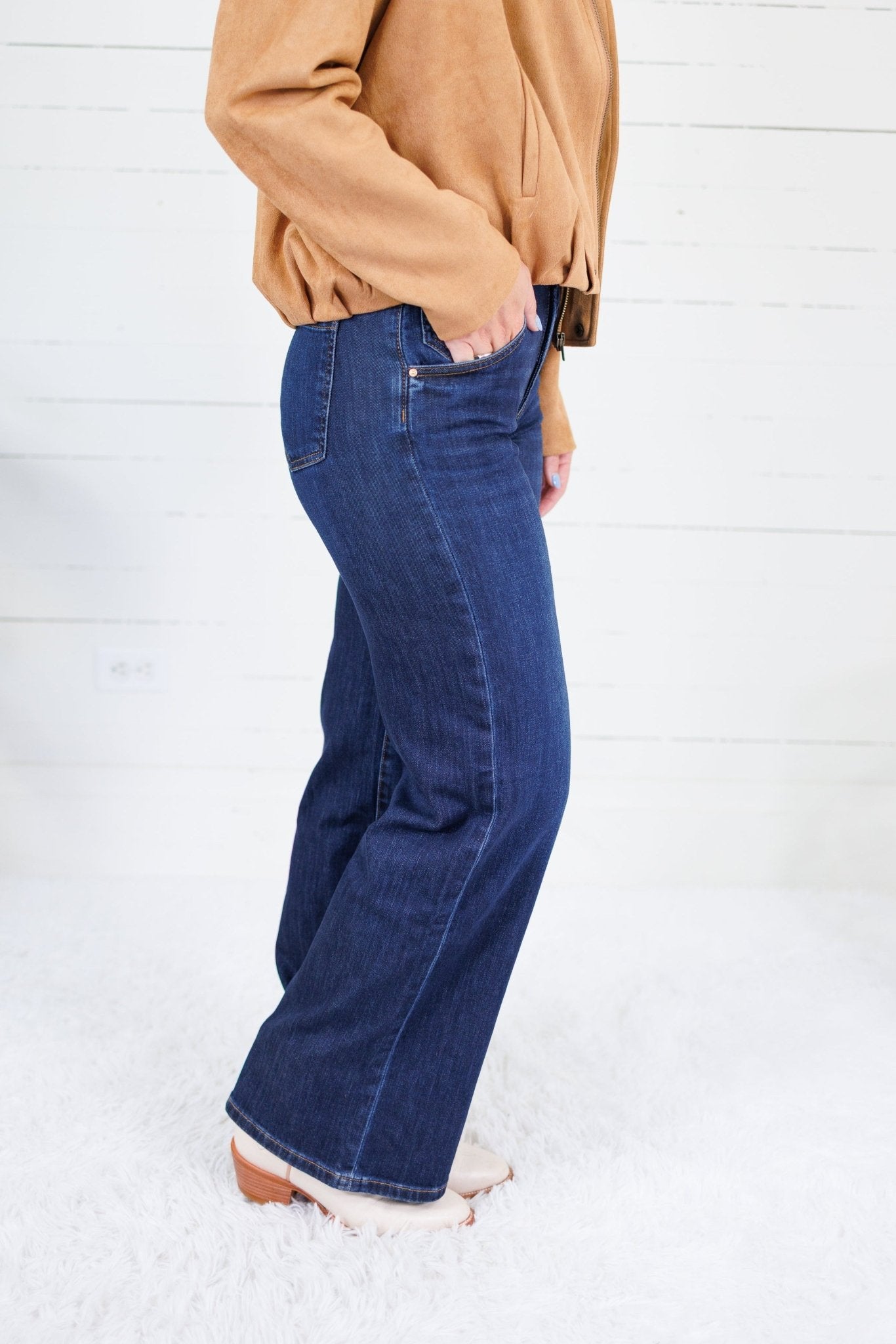Maya Angelically Wide Leg Jeans Kut