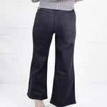 Meg Definitely Black Wide Leg Jean Kut