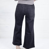 Meg Definitely Black Wide Leg Jean Kut