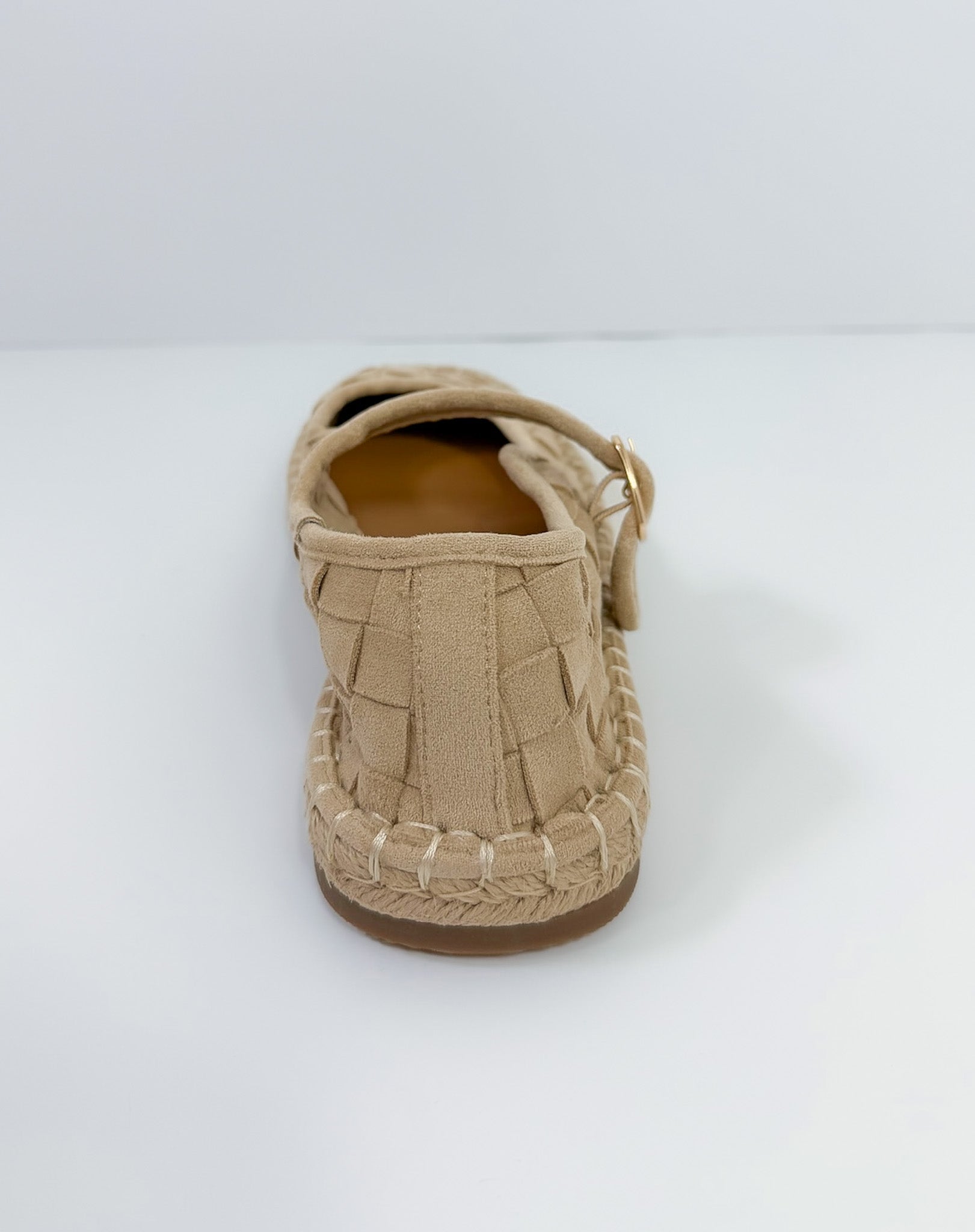 Meg Natural Woven Spring Shoe