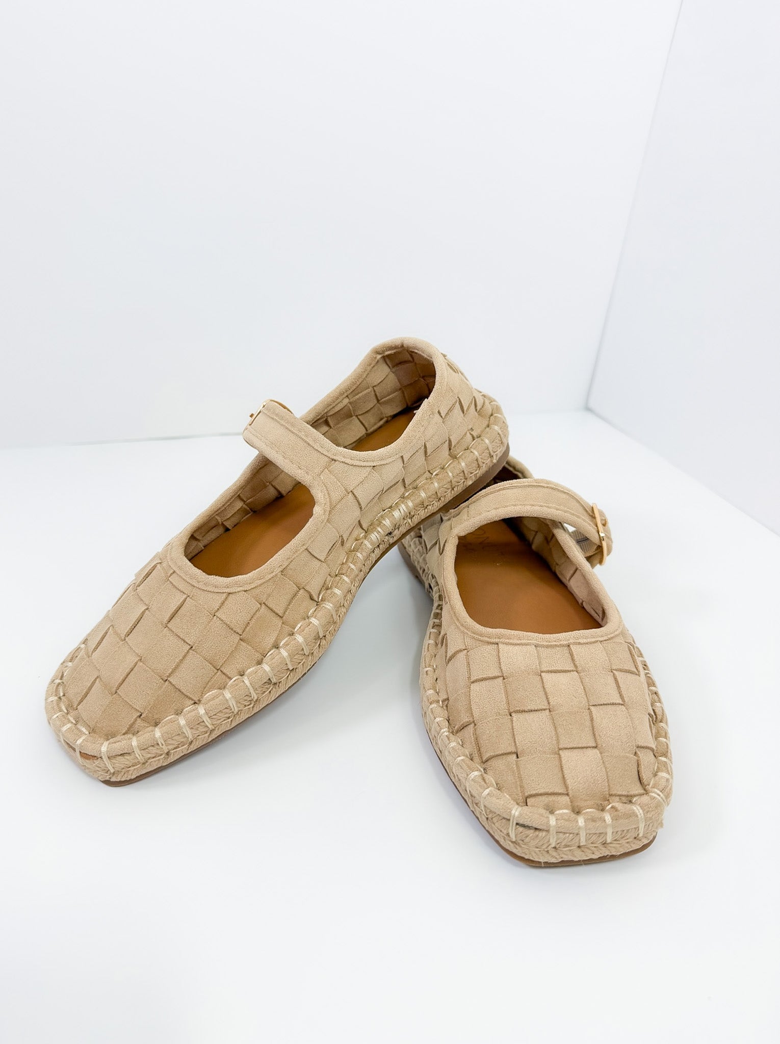 Meg Natural Woven Spring Shoe