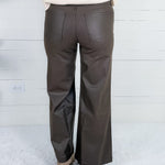 Meg Toffee Coated Wide Leg Denim Kut
