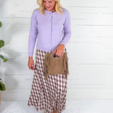 Milton Lavender Cardigan Lucy Paris