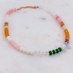 Mixed Natural Stone Beaded Necklace - A3 Accessories - Jewelry - Clover + Bee