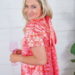 Molly Pink Tie Back Mini Dress Karlie