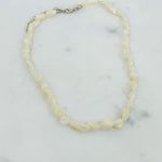 Mother of Pearl Shell Nugget Necklace - A3 Accessories - Jewelry - Clover + Bee