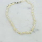 Mother of Pearl Shell Nugget Necklace - A3 Accessories - Jewelry - Clover + Bee