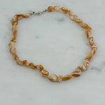 Mother of Pearl Shell Nugget Necklace - A3 Accessories - Jewelry - Clover + Bee