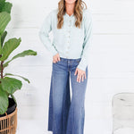 Murphy Mint Stripe Cardigan Wishlist