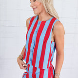 My Country Tis of Thee Striped Top Entro