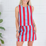 My Country Tis of Thee Striped Top Entro