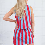 My Country Tis of Thee Striped Top Entro