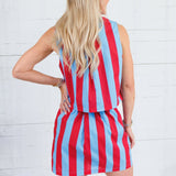 My Country Tis of Thee Striped Top Entro