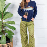 Nalls Navy Fish Sweater TCEC