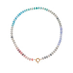 Natural Stone Semi - Precious Glass Mixed Necklace - A3 Accessories - Jewelry - Clover + Bee