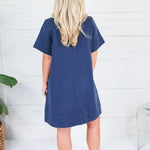 Navy Jodie Dress Jodifl
