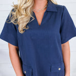 Navy Jodie Dress Jodifl