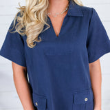 Navy Jodie Dress Jodifl