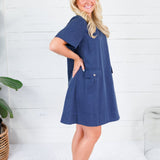 Navy Jodie Dress Jodifl