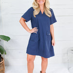 Navy Jodie Dress Jodifl
