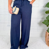 Nelda Navy Polka Dot Pants Molly Bracken