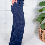 Nelda Navy Polka Dot Pants Molly Bracken