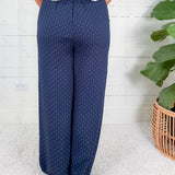 Nelda Navy Polka Dot Pants Molly Bracken