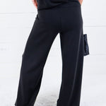 Newman Black Wide Leg Pants See and Be Seen