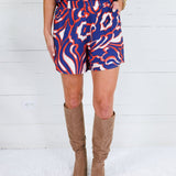Newton Navy + Orange Shorts Spin USA