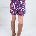 Newton Navy + Orange Shorts Spin USA