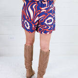 Newton Navy + Orange Shorts Spin USA