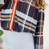 Nobert Fall Plaid Top THML