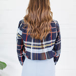 Nobert Fall Plaid Top THML