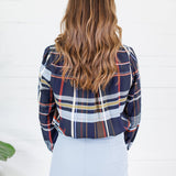 Nobert Fall Plaid Top THML
