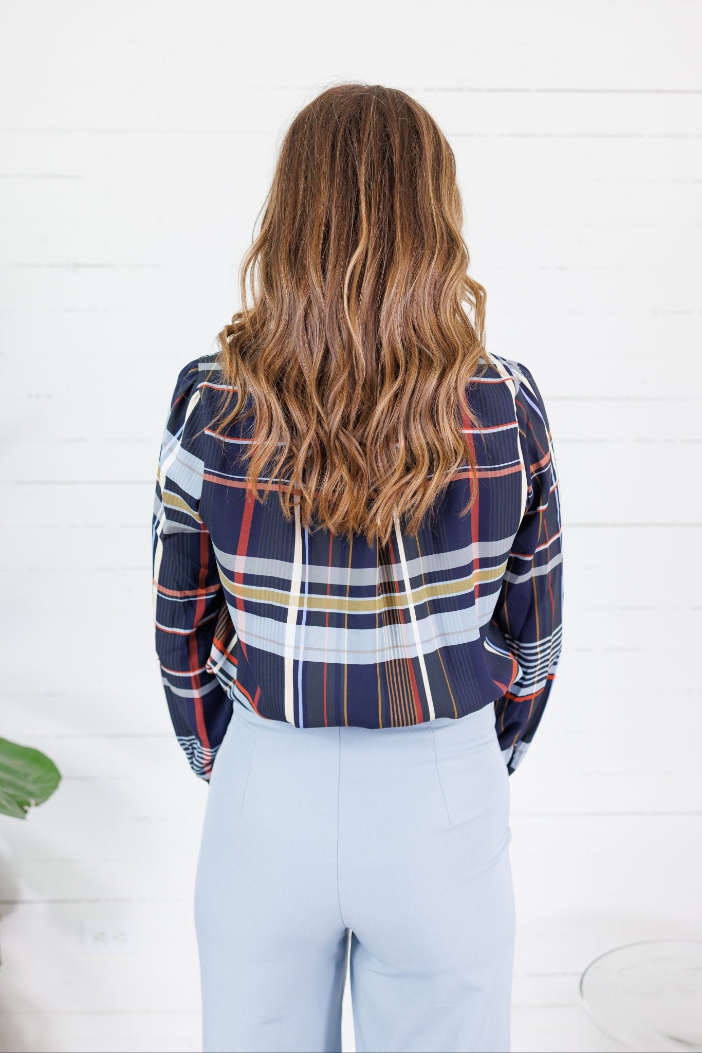 Nobert Fall Plaid Top THML