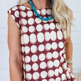 Georgia Brown Geometric Skirt