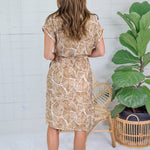 Opal Tobacco Leaf Maxi Dress Molly Bracken