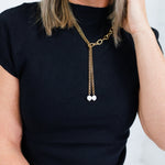 Palmer Pearl Chain Necklace