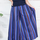 Paris Cobalt Stripe Palazzo Pants Glam