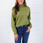 Patsy Lime Green Turtleneck Sweater Molly Bracken